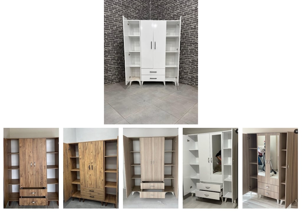 4 kapaklı elbise dolabı updnugxegv - 6