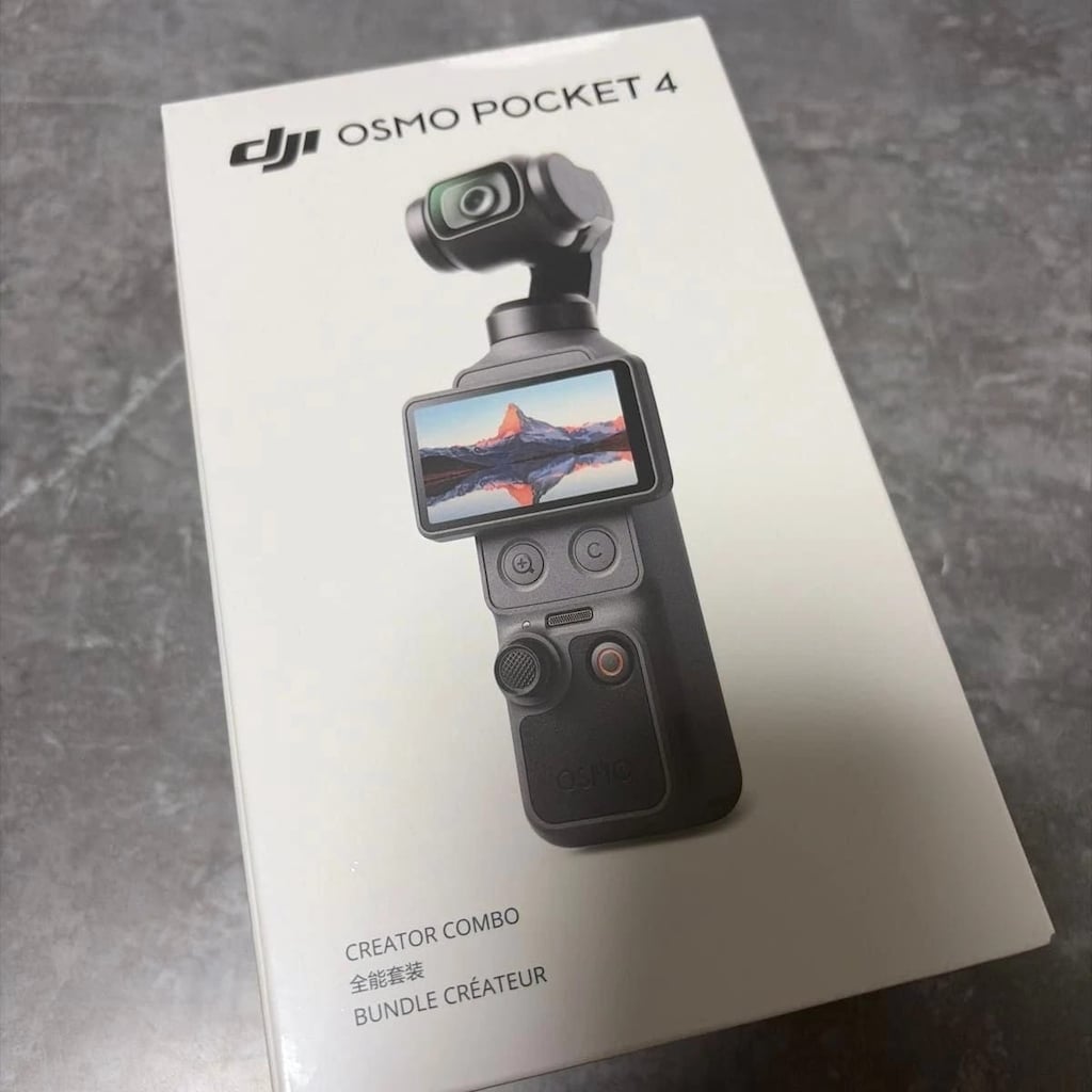 DJI Osmo Pocket 4 Creator Combo Kapalı Kutu