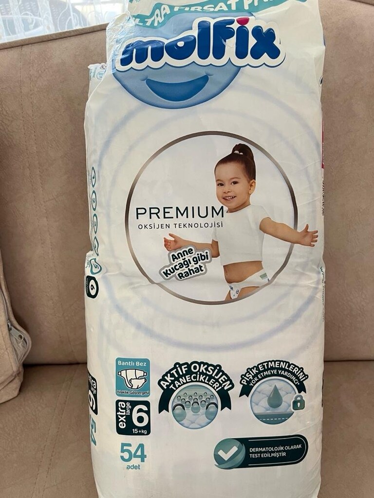 Molfix Premium Bebek Bezi 54'lü 15-kg | Türkiye'deki İkinci El Eşyaları ...