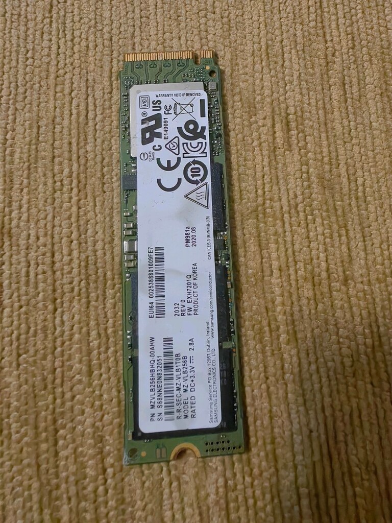 Samsung 256 SSD HDD SORUNSUZ SAĞLAM - 5