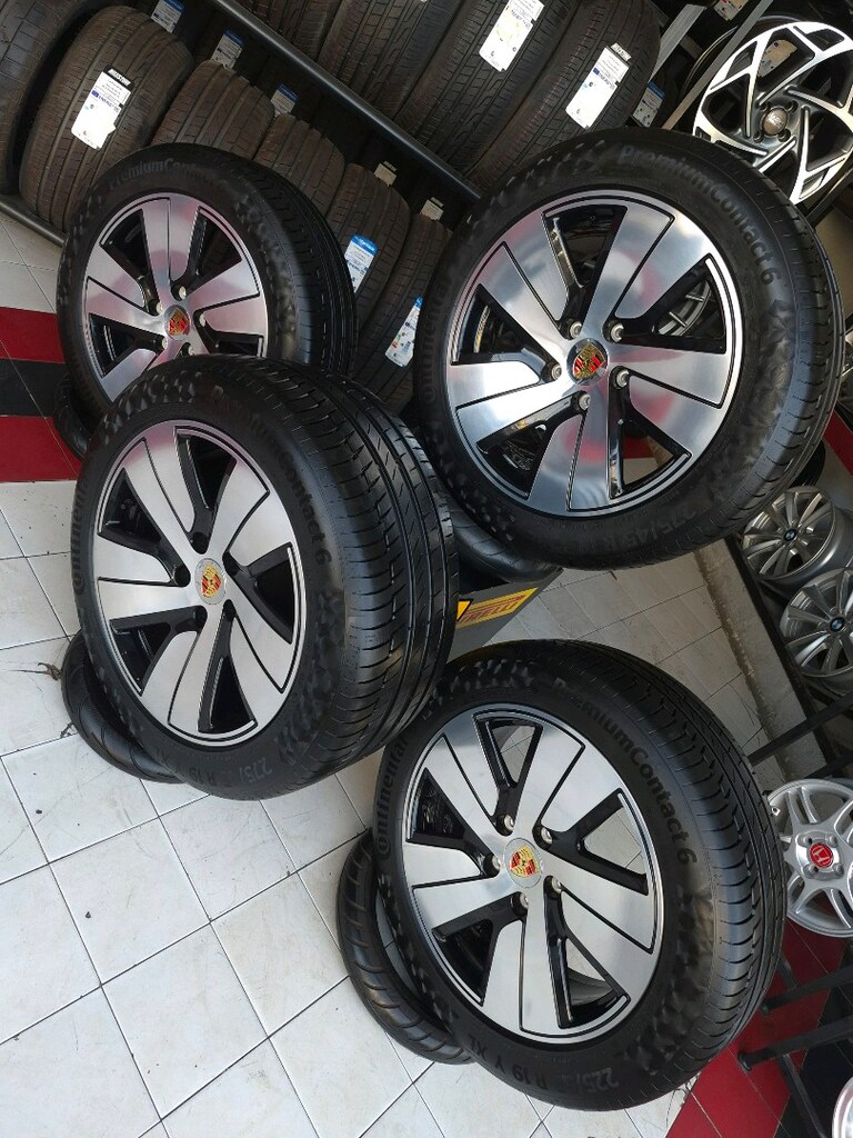 19 ORJİNAL PORSHE TAYCAN EKİPMAN JANT LASTİK TAKIMI 5×130 SIFIR SÖKME - 2
