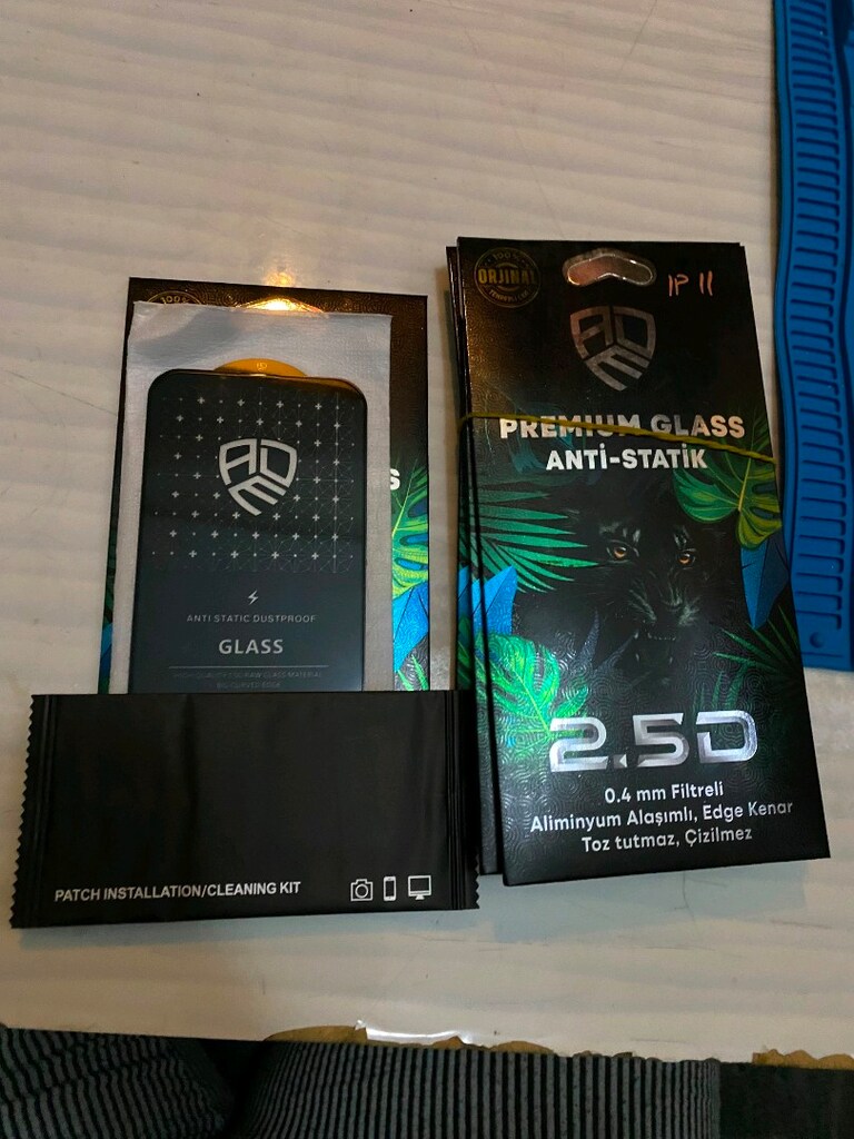 Premium Glass Anti-statik ekran koruyucusu.