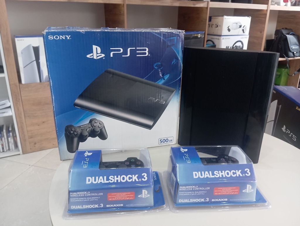500 GB PS3 SÜPERSLİM SON SERİ 2SIFIR KOL 6 AY GARANTİLİ 70 OYUN YÜKLÜ - 2
