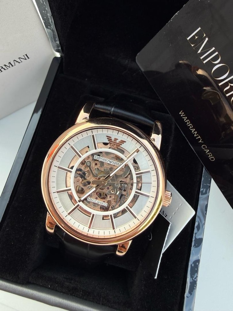 ORJİNAL EMPORİO ARMANİ MECANİCO OTOMATİK ERKEK KOL SAATİ - 4