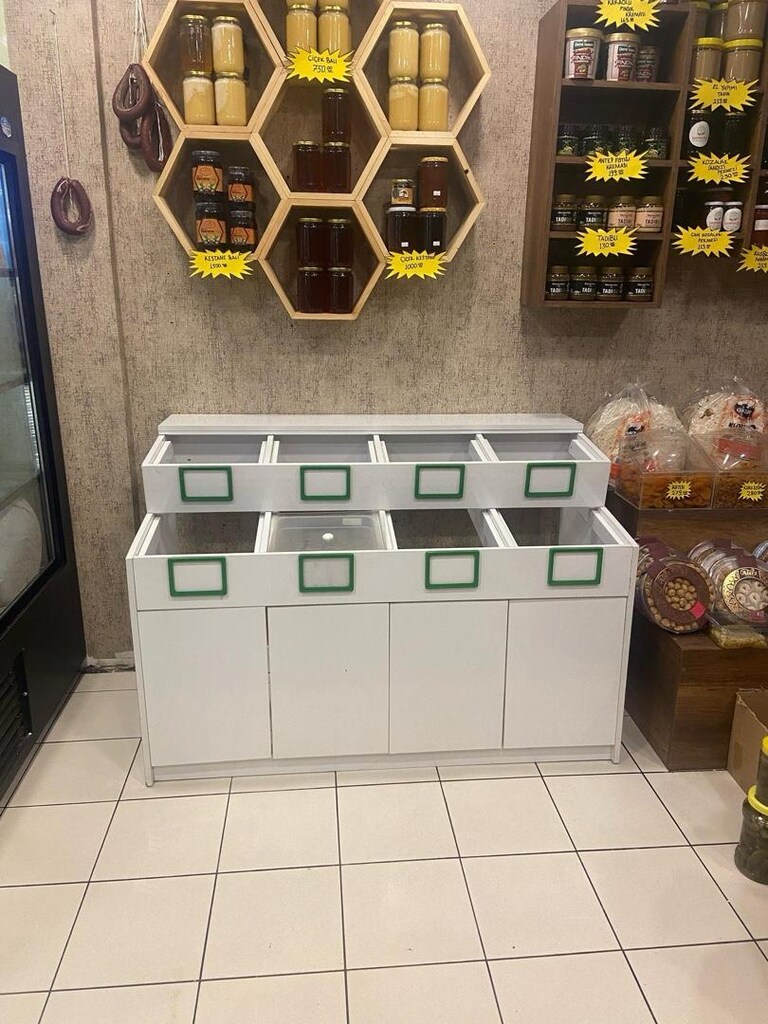 kuruyemiş bakliyat baharat standı - 2