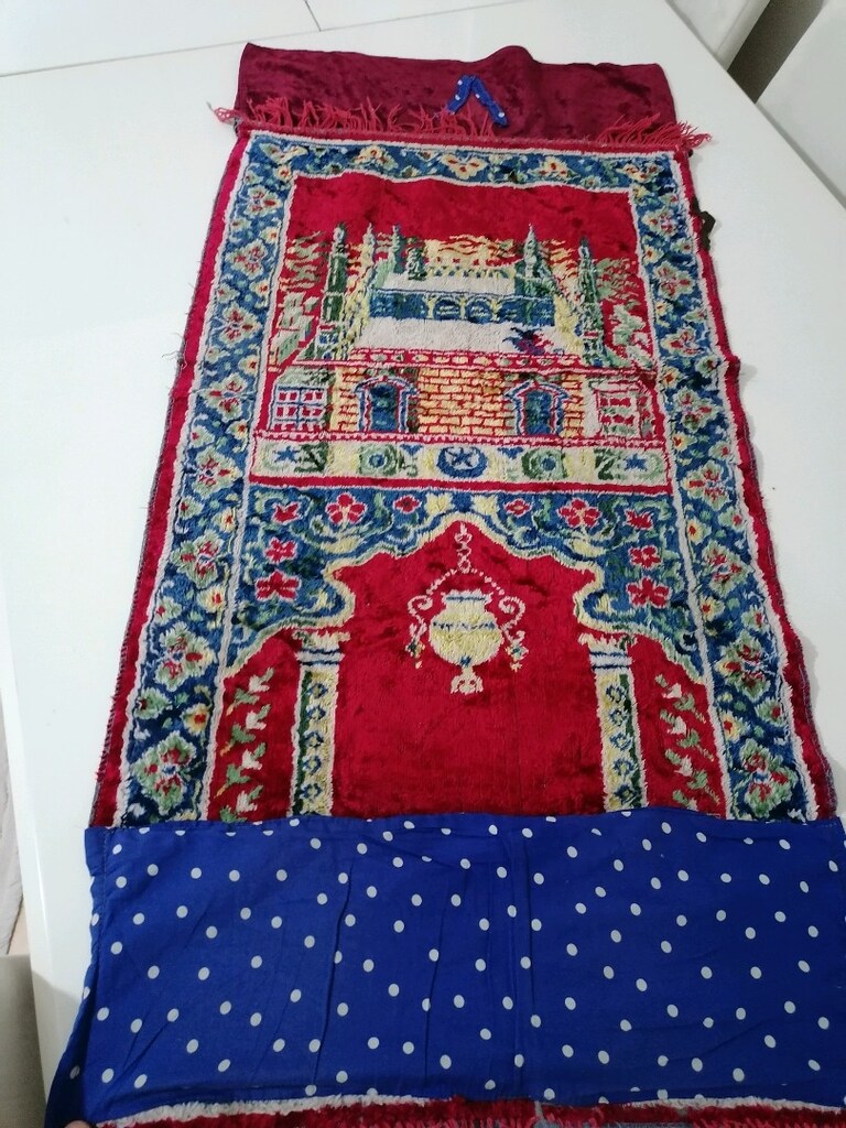 2 adet Vintage örgü Seccade - uyguna - 4