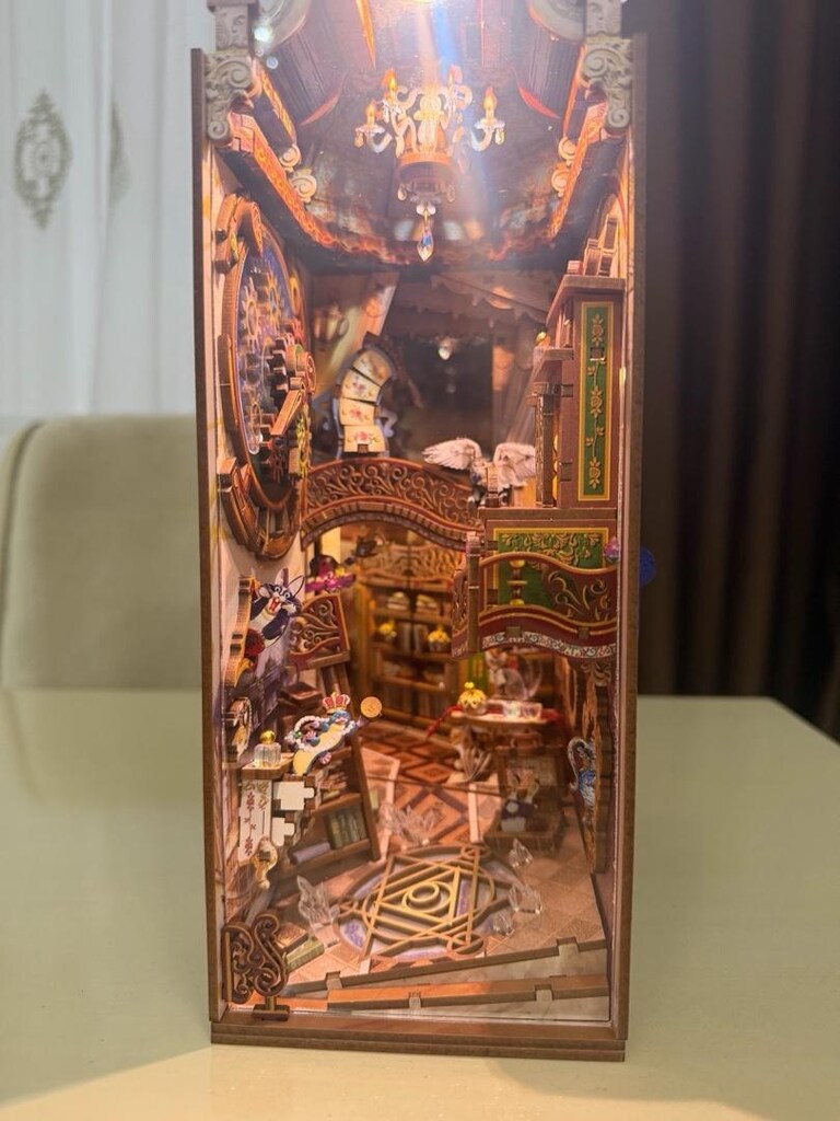 El Yapımı Book Nook / Kitaplık Dekoru - 4