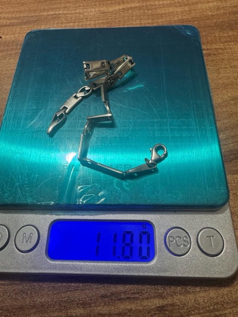 925 Ayar Gümüş Erkek Bileklik 22 cm – 11,80 gr - 4