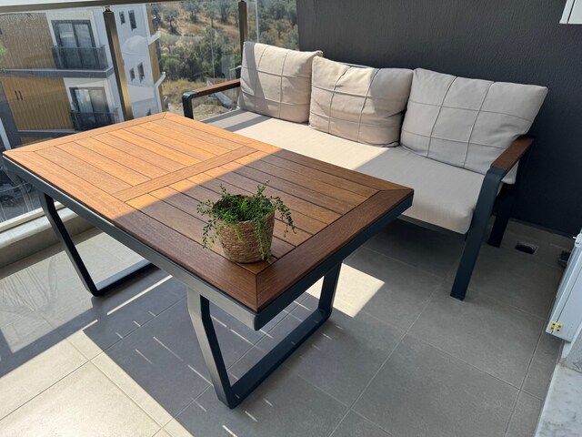 Balkon/bahce seti 3lu+massa