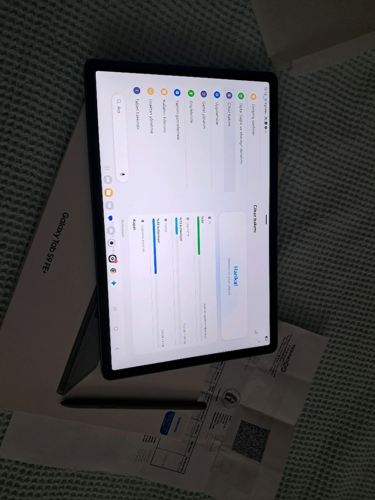 SIFIRDAN FARKSIZ 3AY GARANTİLİ 128GB 8RAM 12.4İNÇ SAMSUNG S9FE PLUS - 4