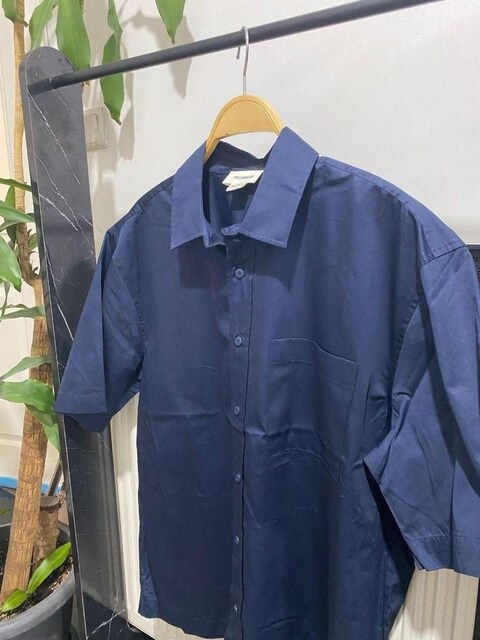 PULL & BEAR Erkek Gömlek Lacivert