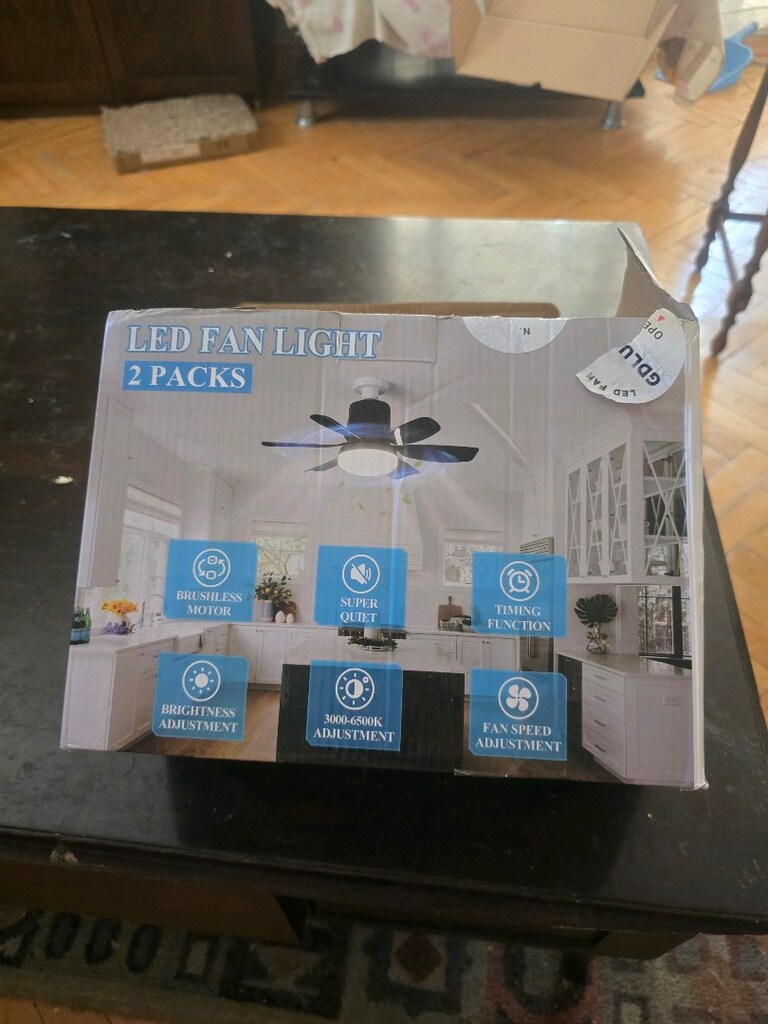 Led Aydınlatmalı Kumandalı Tavan Vantilatörü - 4