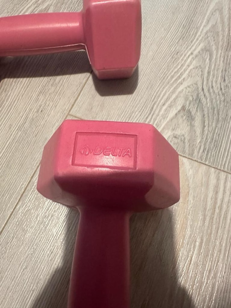 Delta Pembe 1 Kg Dumbbell Seti - 3