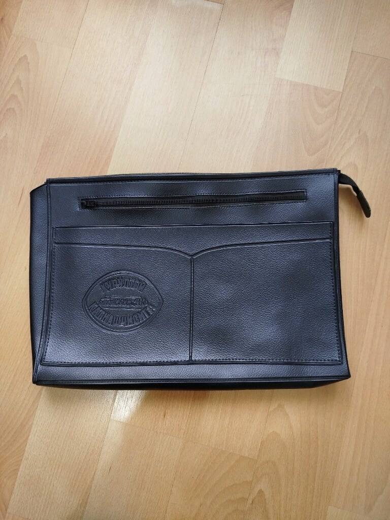 Sıfır 1990 yıl üretilmiş çok kaliteli dosya çantası 40x27.5 cm - 10