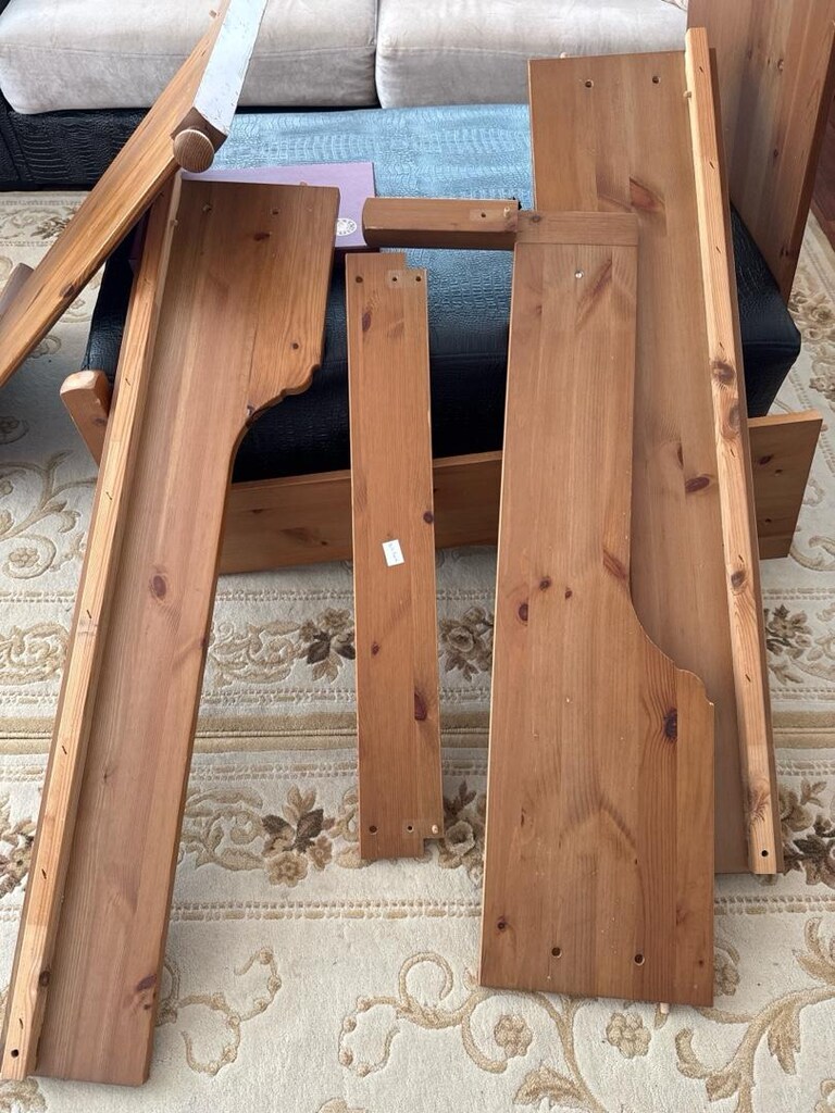 İkea ahşap çocuk odası uzayabilen karyola - 15