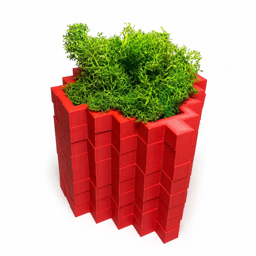 Yapı3D Piksel Tasarım Kalemlik 4’lü Set – Dekoratif Masaüstü Organizer - 6