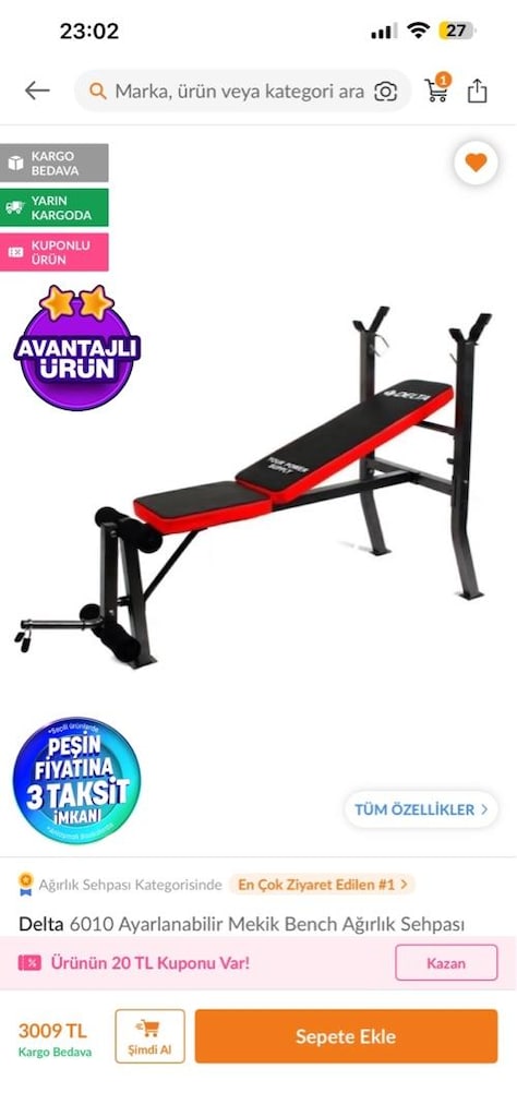 Sıfır Tertemiz Ayarlanabilir Ağırlık Sehpası ve Ağırlık Seti 108 Kg - 3