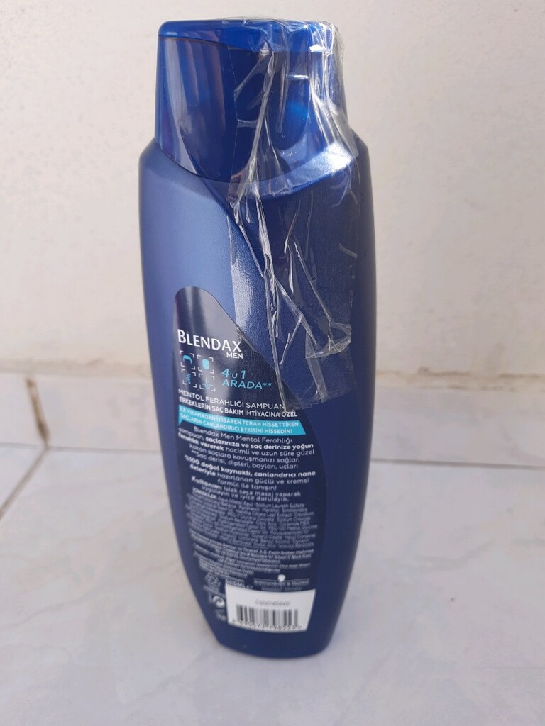 TESLİM:AKÇAY SIFIR BLENDAX MEN MENTOL FERAHLIĞI 4 ü 1 ARADA ŞAMPUAN. - 6