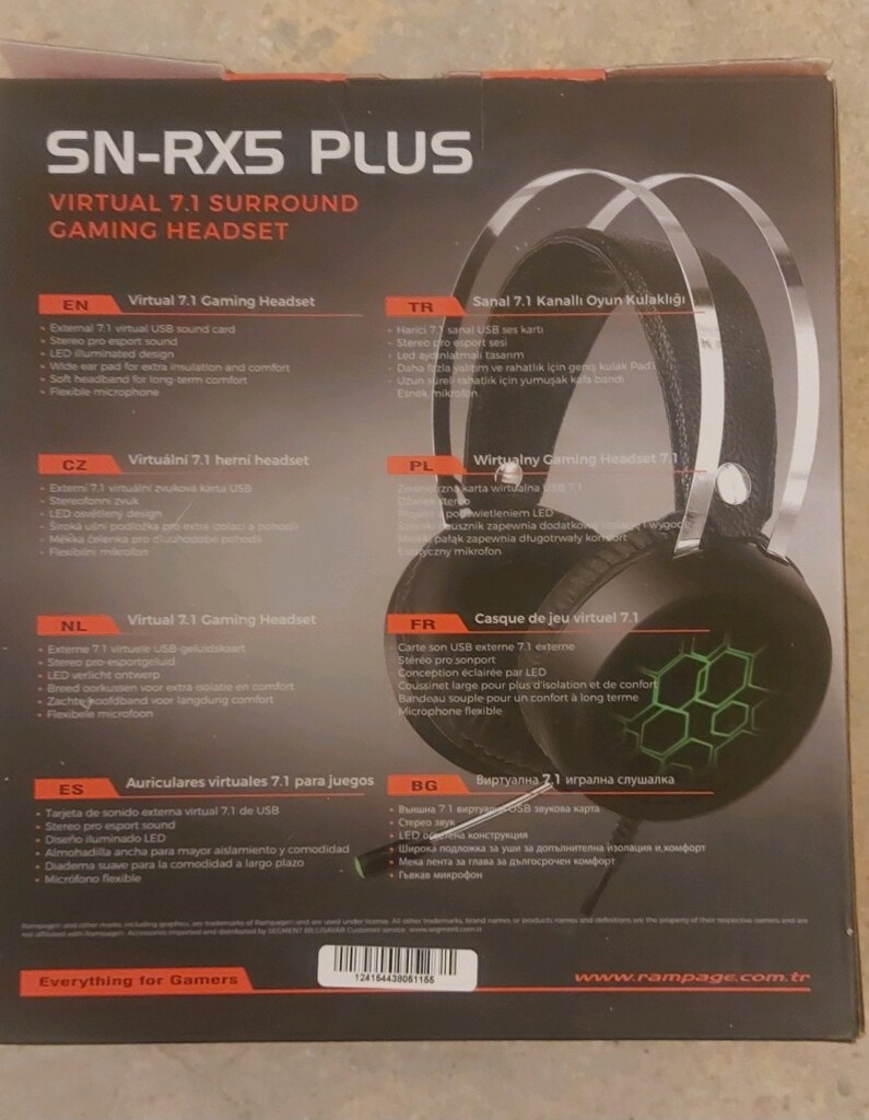 RamPage SN-RX5 PLUS SIYAH KABLOLU MIKROFONLU KULAKLIK - 2