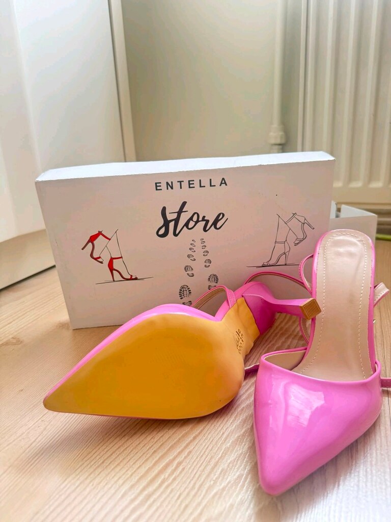 pembe topuklu ayakkabı - 2