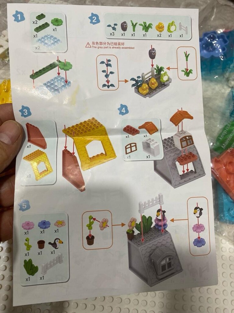 Lego duplo uyumlu çiftlik evi - 8