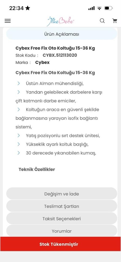 cybex free fix oto koltuğu - 5