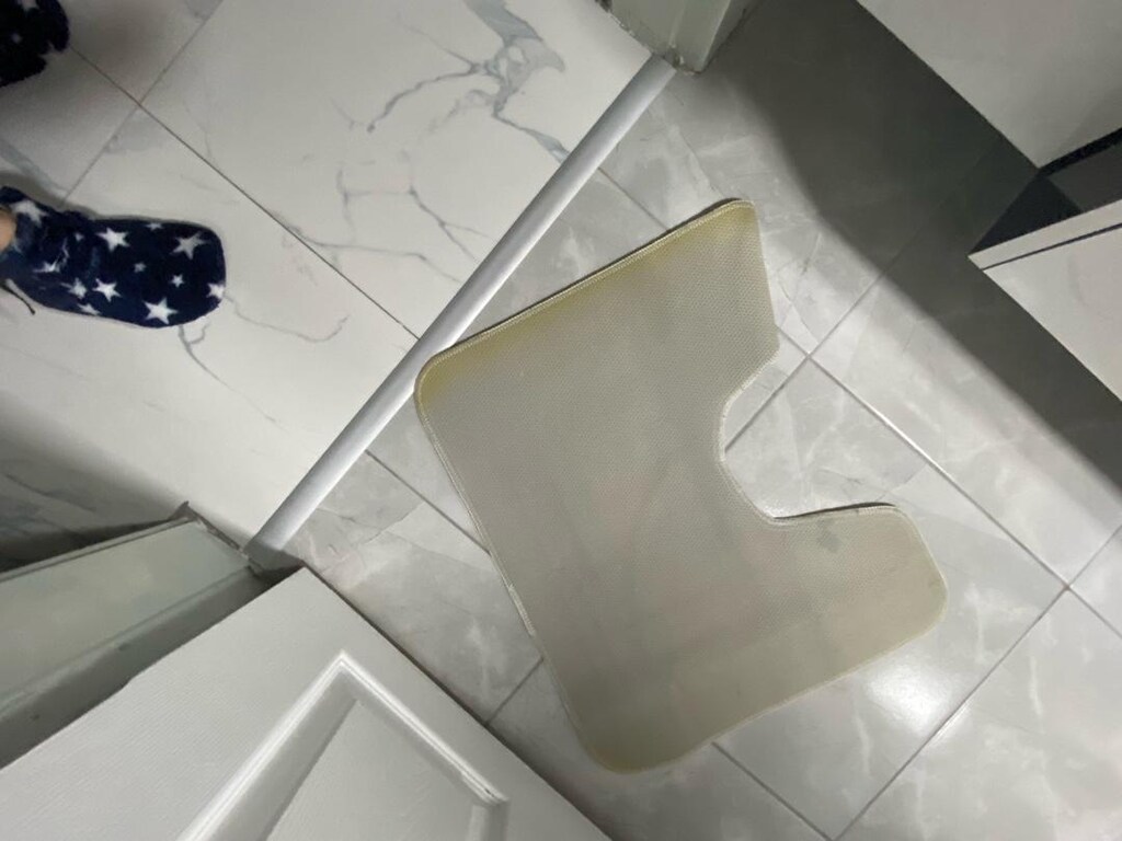 tüylü ince banyo takımı - 5