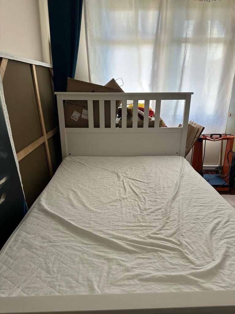 ikea marka çift kişilik karyola yatak - 2