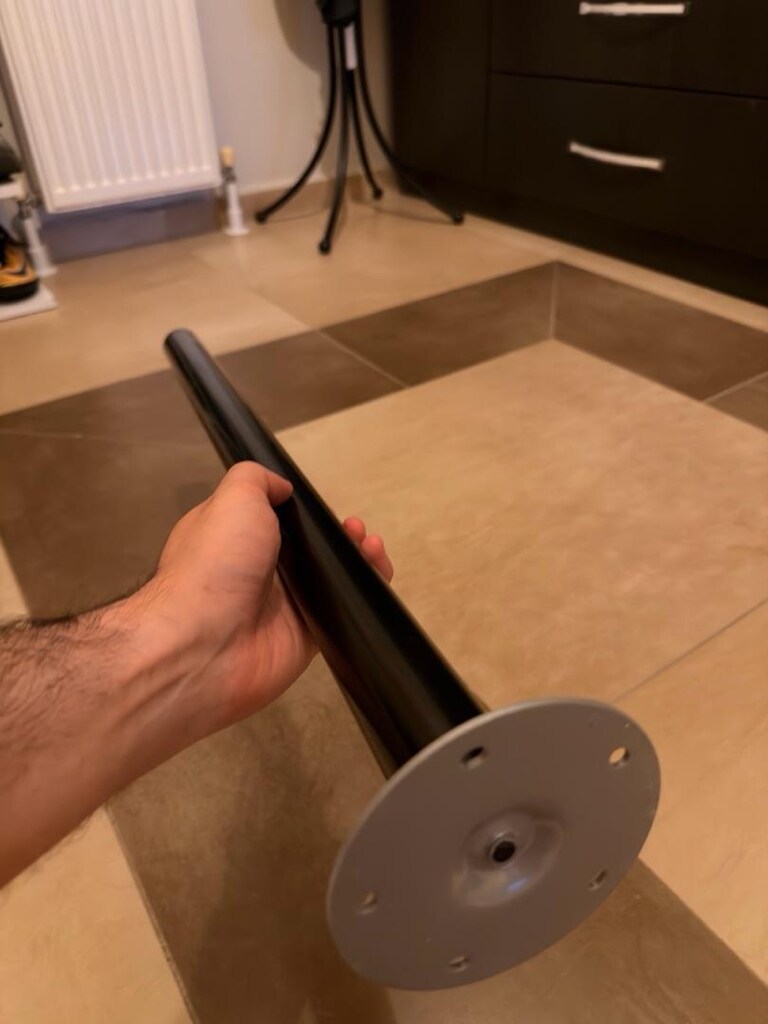IKEA Adils Çalışma Masası Ayağı 70cm (Siyah) - 4