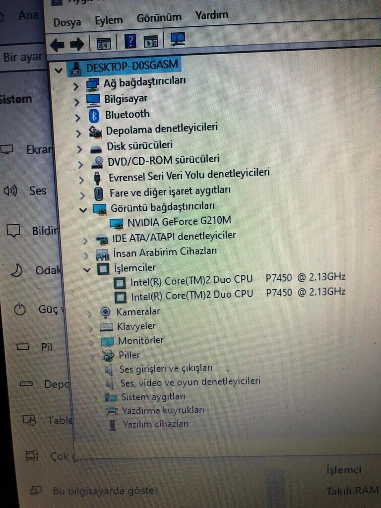 Lenovo G550 İntel Core P7450-4Gb ddr2-120 Ssd-15.6inc - 5