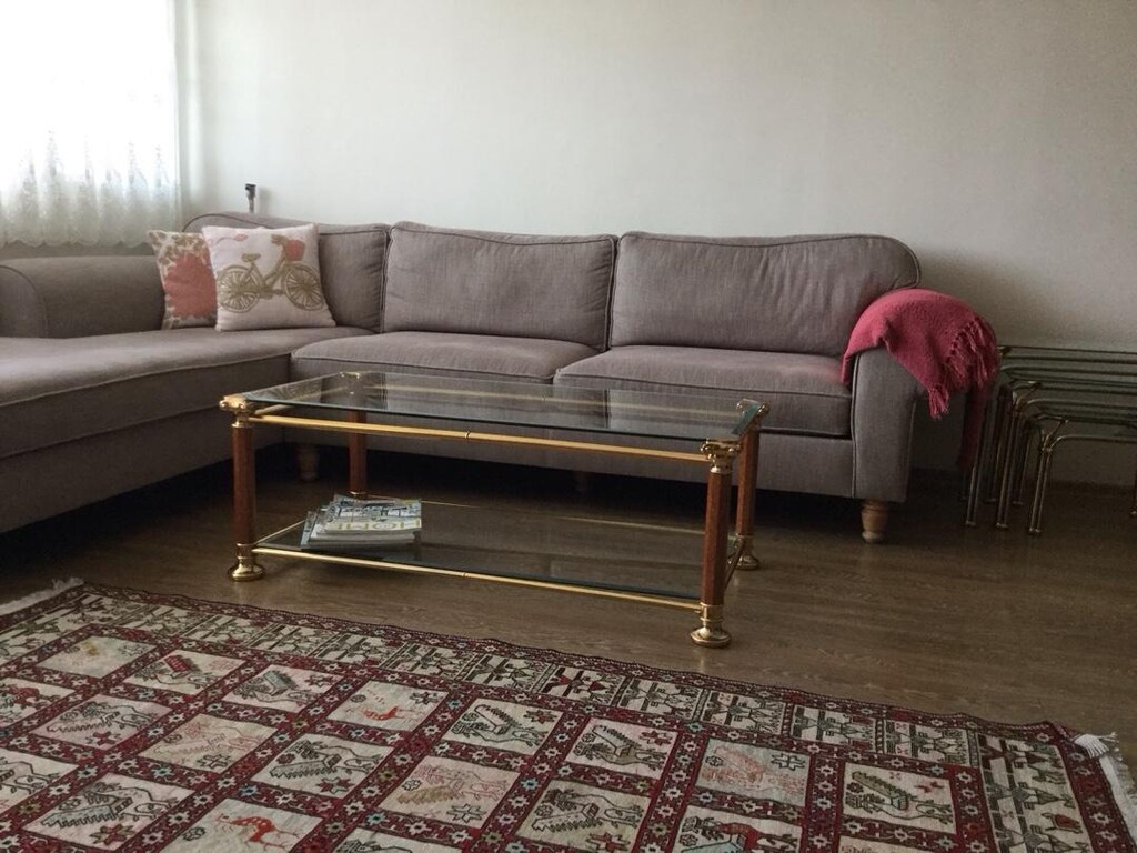 İtalyan Pirinç Orta Sehpa - 10