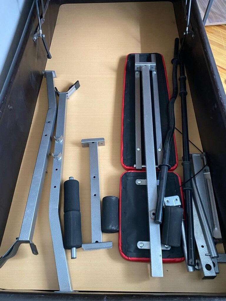 100 kg halter seti ve bench pres sehpası - 10