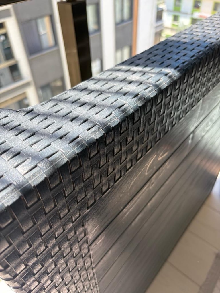 Mandella Elit Rattan Bahçe/Balkon Masa Takımı 90x90 | 4 Sandalyeli - 9