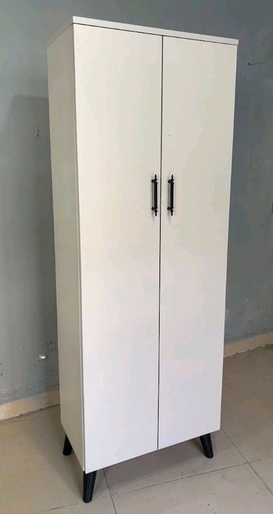Dolap 6 bölmeli Mdf Kum beji çok amaçlı dolap - 2