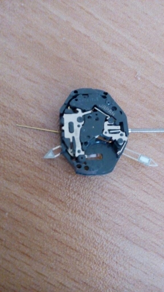 Japon Saat Mekanizma Pilli Saat Mekanizması Japan Made Orjinal Japon - 5