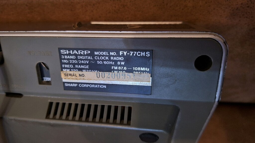 sharp saatli alarmlı radyo - 4