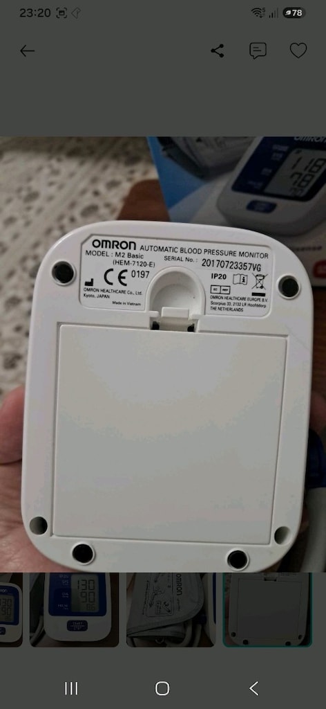 Omron m2 basic kol tipi tansiyon aleti - 4