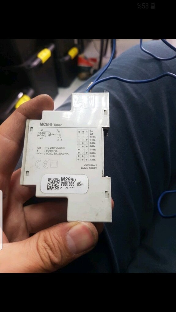 Entes Mcb 9 timer zaman rölesi - 4
