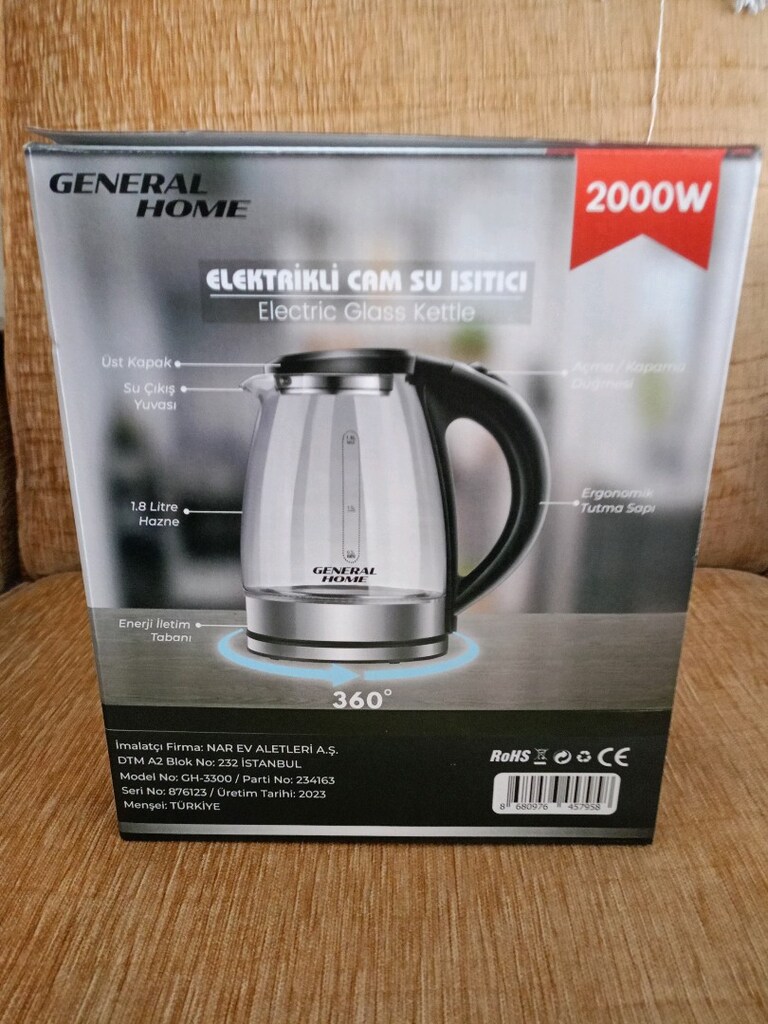 Elektrikli Cam Su Isıtıcı - 2