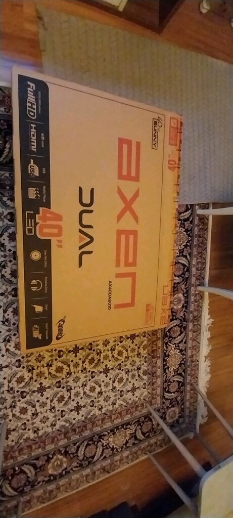 axen 40inc LED TV tek bir çizıği bile yok. - 2