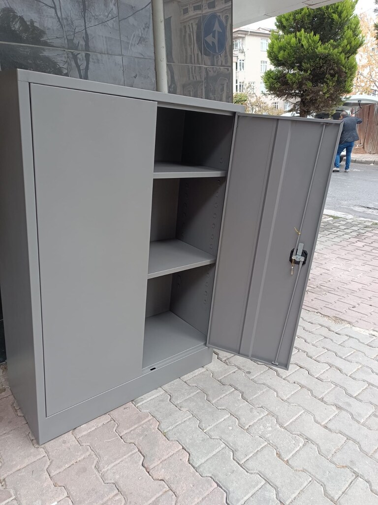 METAL DOSYA MALZEME DOLAPLARI ÜRETİCİ FİRMA HAZIR STOK 130 CM - 2