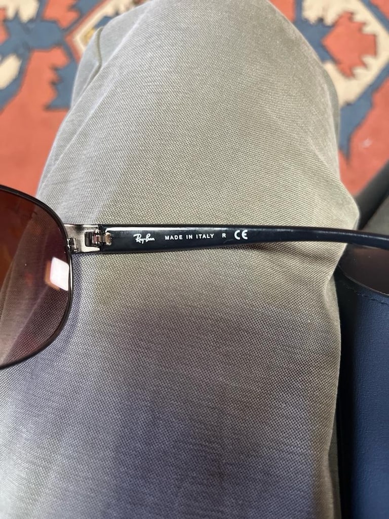 Ray-Ban RB3449 003/8G 59 Orijinal Çerçevesiz Damla Güneş Gözlüğü - 4