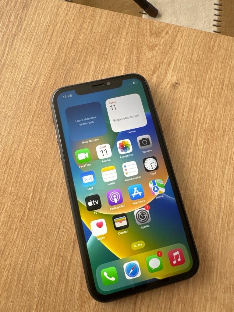 hatasız iphone 11 128 gb full kutu tamirsiz - 2