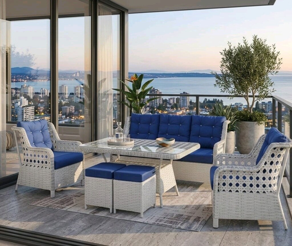 rattan mobilya, bahçe mobilyaları, teras mobilyası, balkon takımi - 4