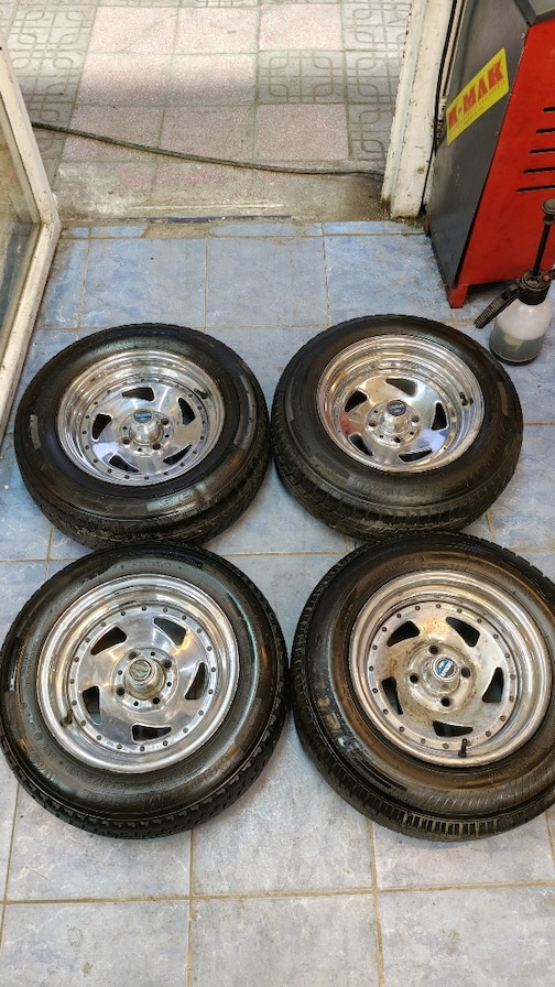 brezilya mangels jant lastik 13 inç 4*100 ön 5 arka 7 ofset takas var - 2