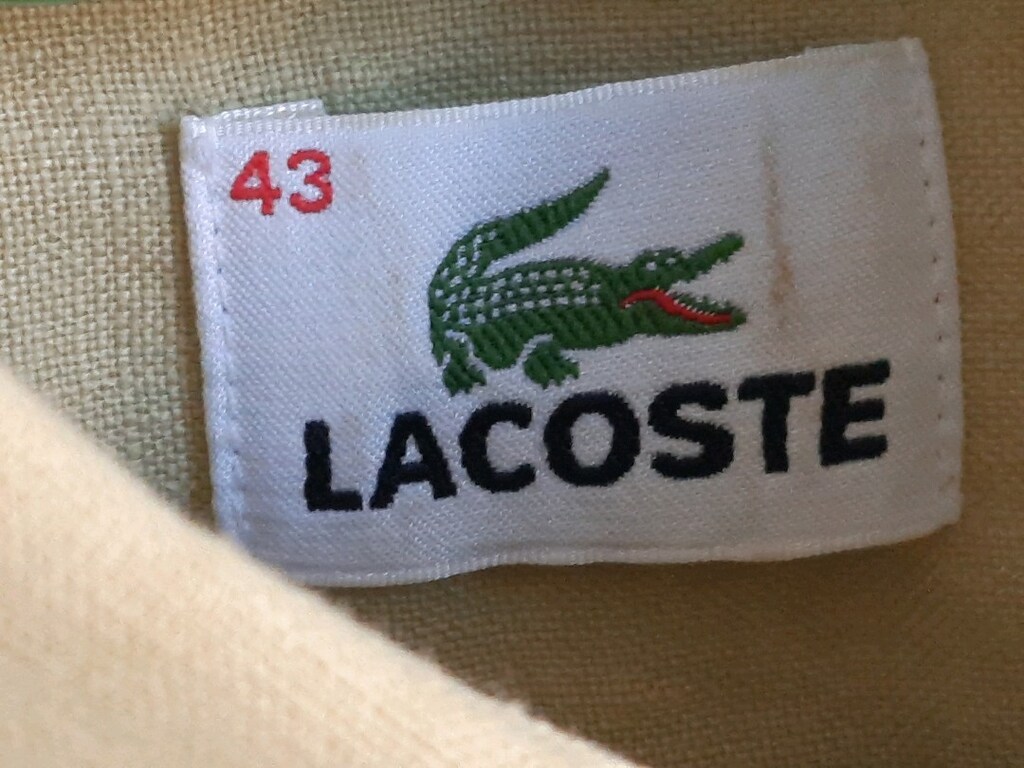LACOSTE KETEN GÖMLEK ORJİNAL 43 BEDEN XL - 5