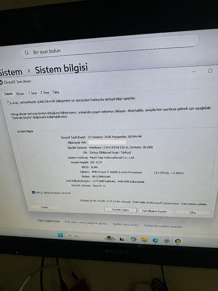 SATILIK GAMING PC - 3