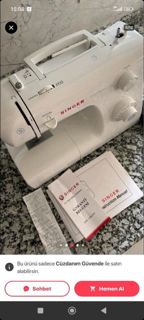 Singer dikiş makinası #dikiş makinesi - 6