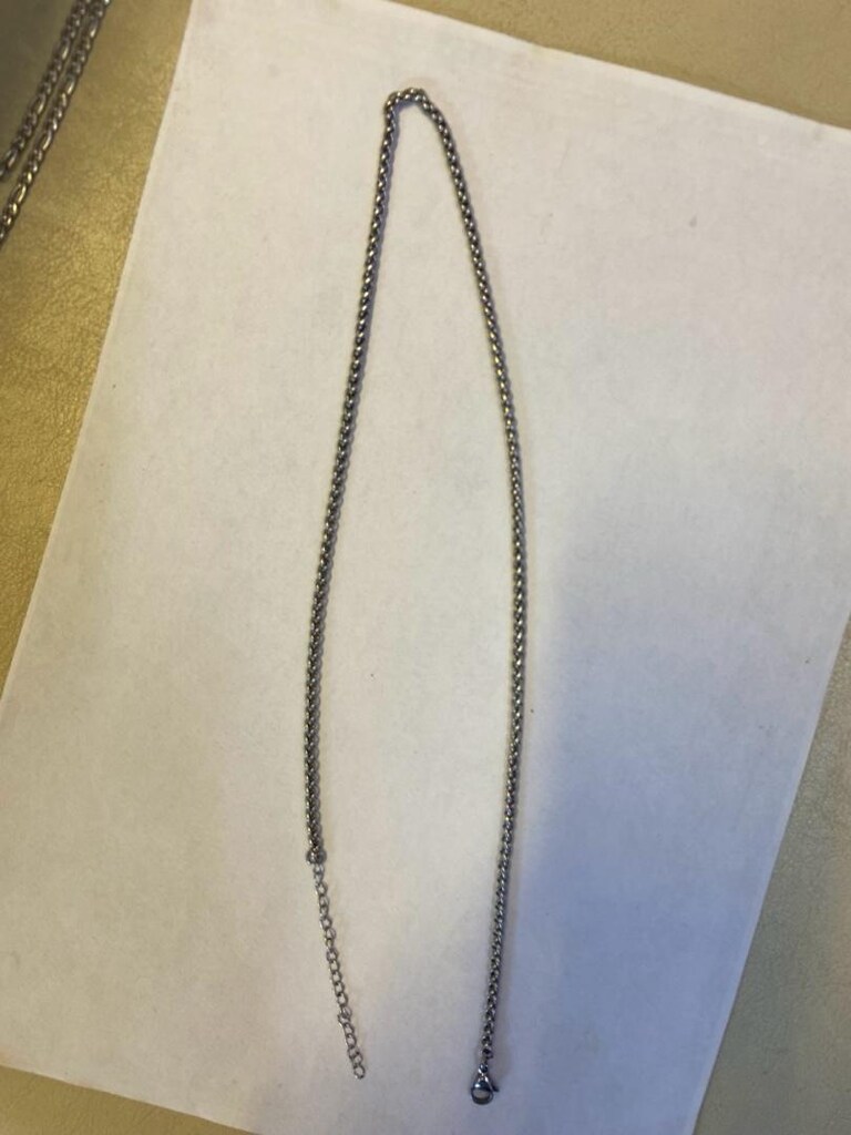 4 TANE 50cm ÇELİK ERKEK KOLYE TANESİ 100 TL - 3