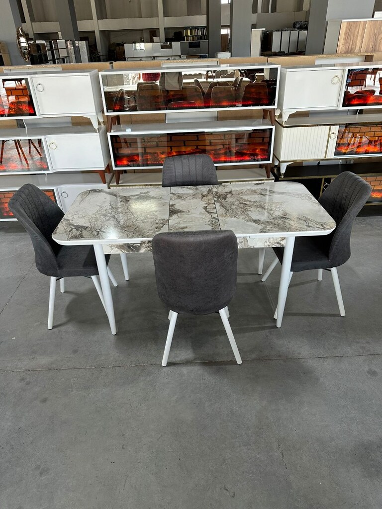 4 kişilik masa sandalye - 4
